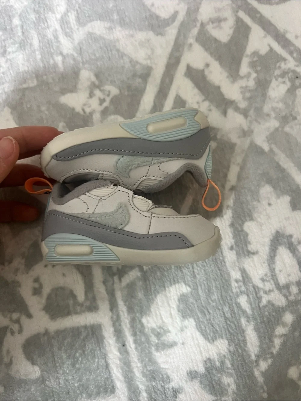 Nike Max 90 Crib SE (CB) Baby Bootie Toddler White Infant Soft Bottom shoes 2c